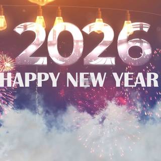 2026 New Year wallpaper