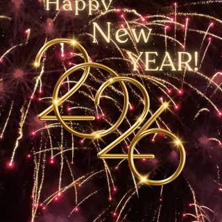 2026 New Year wallpaper