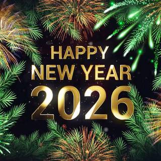 2026 New Year wallpaper