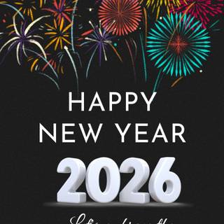2026 New Year wallpaper