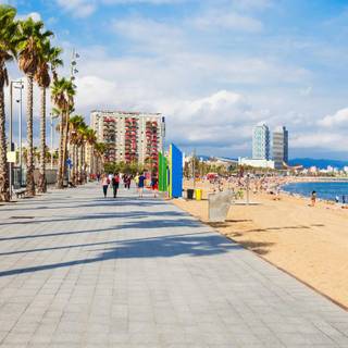 La Barceloneta wallpaper