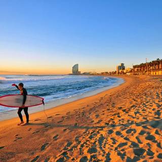 La Barceloneta wallpaper