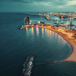 La Barceloneta wallpaper