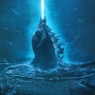 Godzilla blue wallpaper