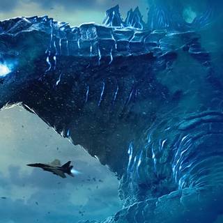 Godzilla blue wallpaper