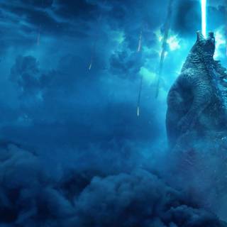 Godzilla blue wallpaper