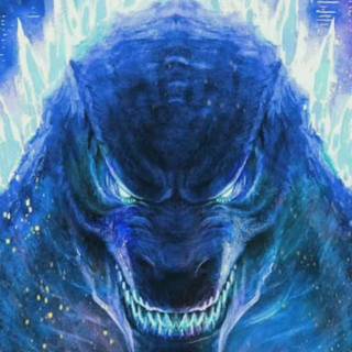 Godzilla blue wallpaper
