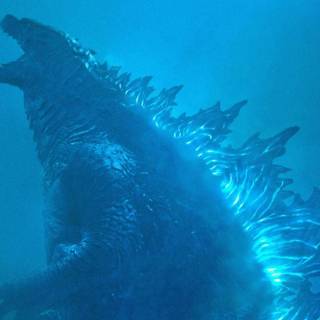 Godzilla blue wallpaper