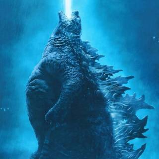 Godzilla blue wallpaper