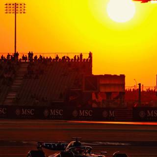 F1 sunset wallpaper
