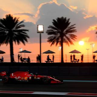 F1 sunset wallpaper