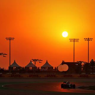 F1 sunset wallpaper