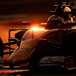 F1 sunset wallpaper