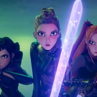 Kpop Demon Hunters movie wallpaper