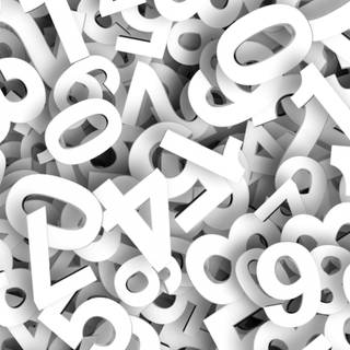 Desktop numbers wallpaper