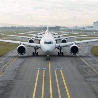 Airbus A350 iPhone wallpaper