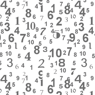 Desktop numbers wallpaper