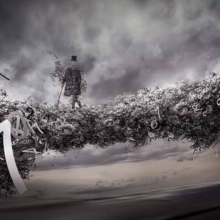 Desktop numbers wallpaper