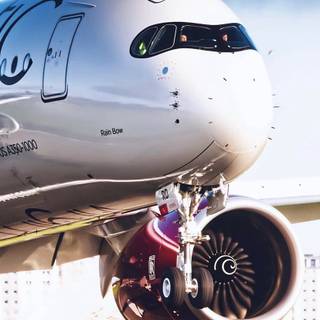 Airbus A350 iPhone wallpaper