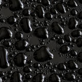 Amoled water drop wallpaper