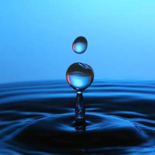 Amoled water drop wallpaper