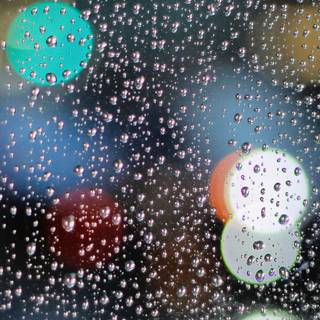 Amoled water drop wallpaper