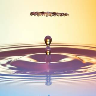 Amoled water drop wallpaper