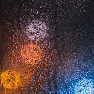 Amoled water drop wallpaper