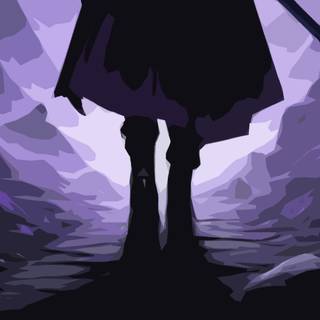 Dark anime aesthetic PS5 wallpaper