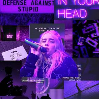 Billie Eilish HD PS5 wallpaper