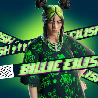 Billie Eilish HD PS5 wallpaper