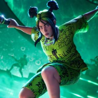 Billie Eilish HD PS5 wallpaper