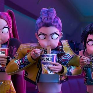 Kpop Demon Hunters Rumi wallpaper