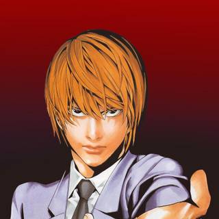 Light Yagami manga wallpaper