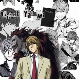 Light Yagami manga wallpaper
