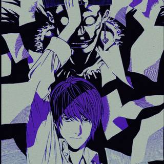 Light Yagami manga wallpaper