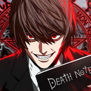 Light Yagami manga wallpaper