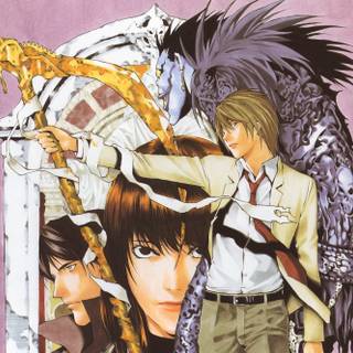 Light Yagami manga wallpaper