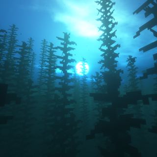Minecraft underwater wallpaper