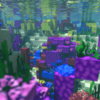 Minecraft underwater wallpaper