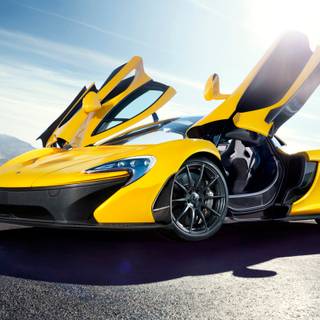 Yellow McLaren wallpaper