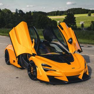 Yellow McLaren wallpaper