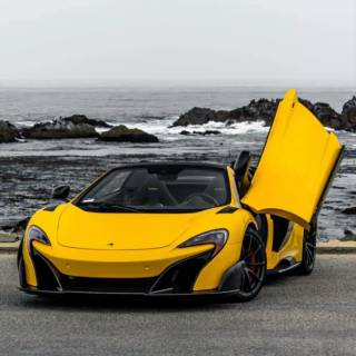 Yellow McLaren wallpaper