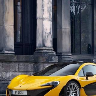 Yellow McLaren wallpaper