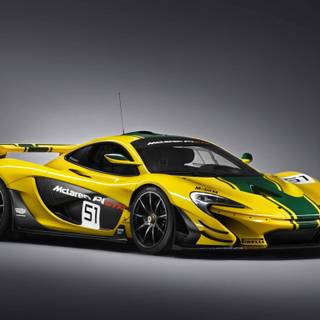 Yellow McLaren wallpaper