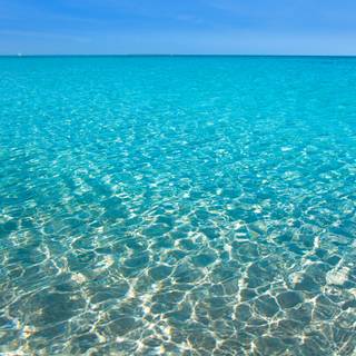 Turquoise water wallpaper