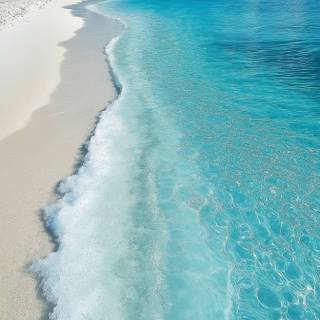 Turquoise water wallpaper