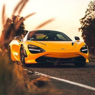 Yellow McLaren wallpaper