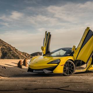 Yellow McLaren wallpaper