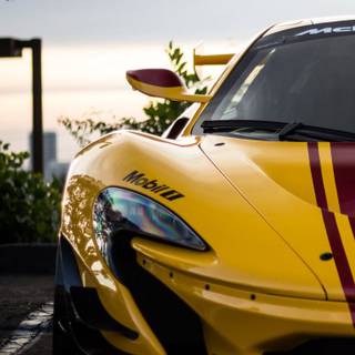 Yellow McLaren wallpaper